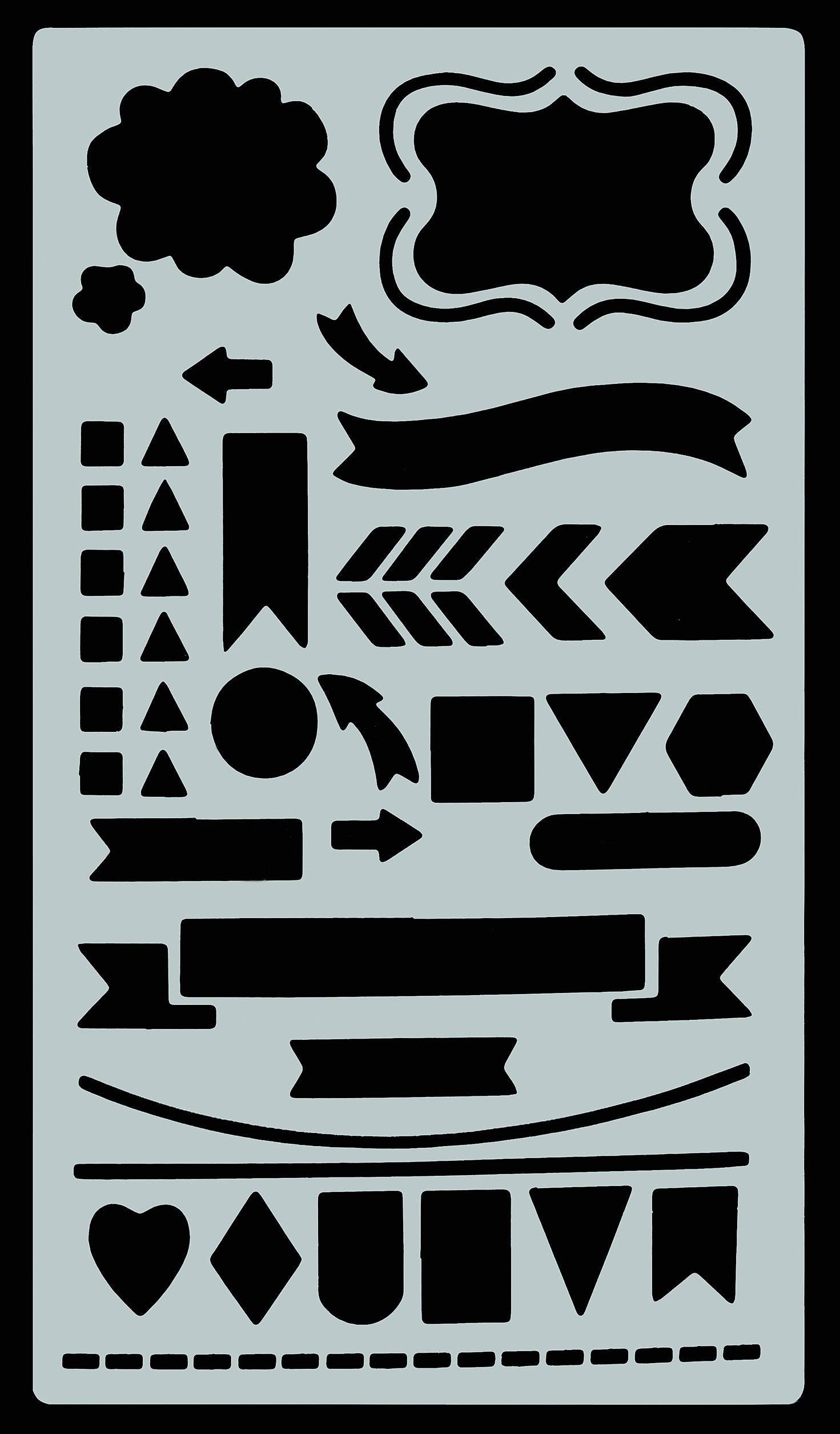 Peter Pauper Press - Wholesale Stencil/Craft Die - Essentials Faith Stencil Set11