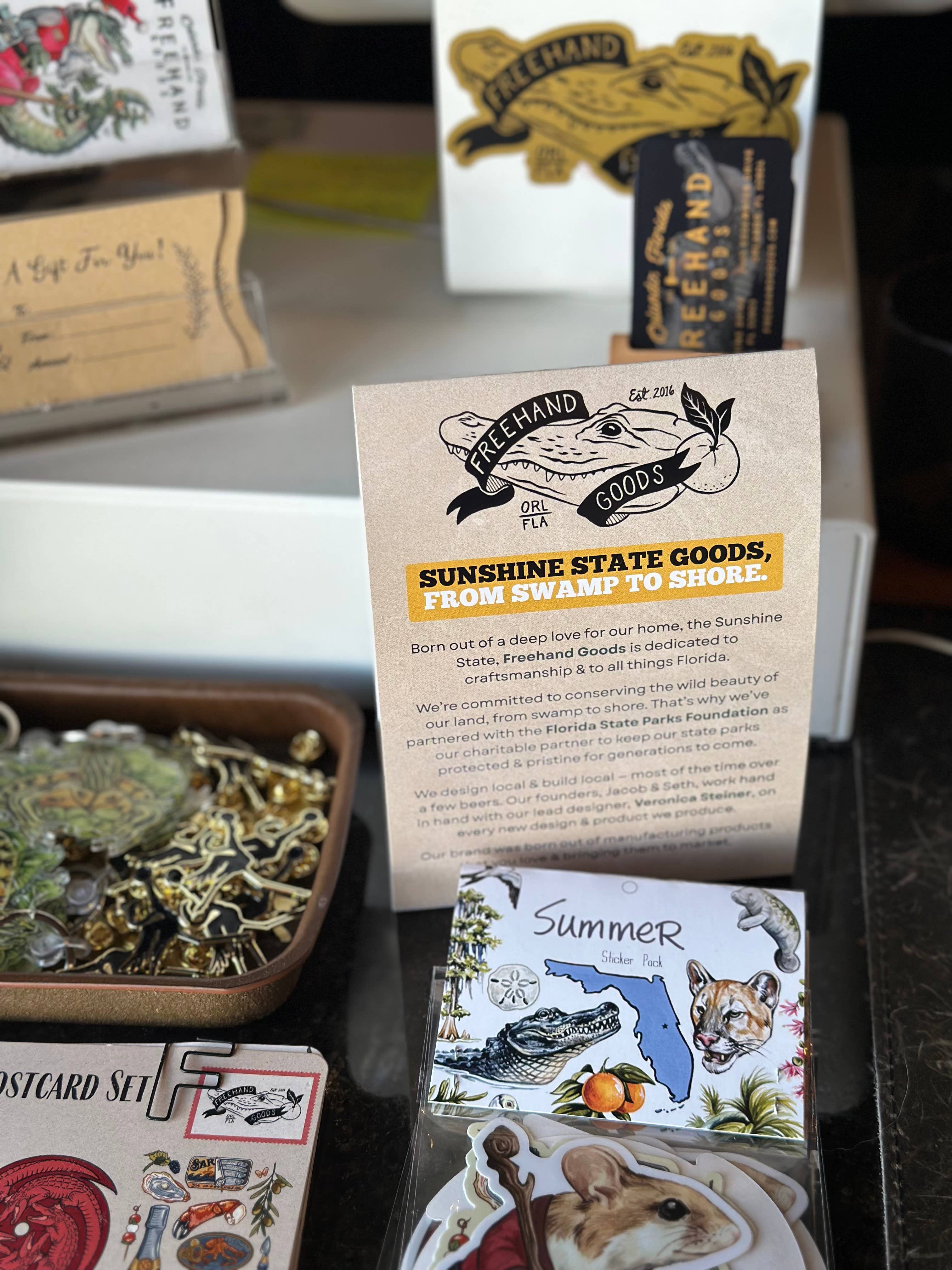 Freehand Goods - Wholesale Desk/Tabletop Sign - PoP Tabletop Sign2