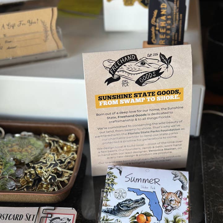 Freehand Goods - Wholesale Desk/Tabletop Sign - PoP Tabletop Sign2