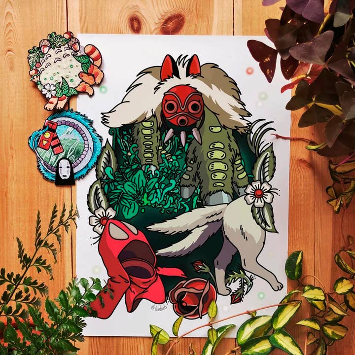 La Barbuda - No U.S. custom fees - Wholesale Patch - Mononoke Raised by wolves patch4