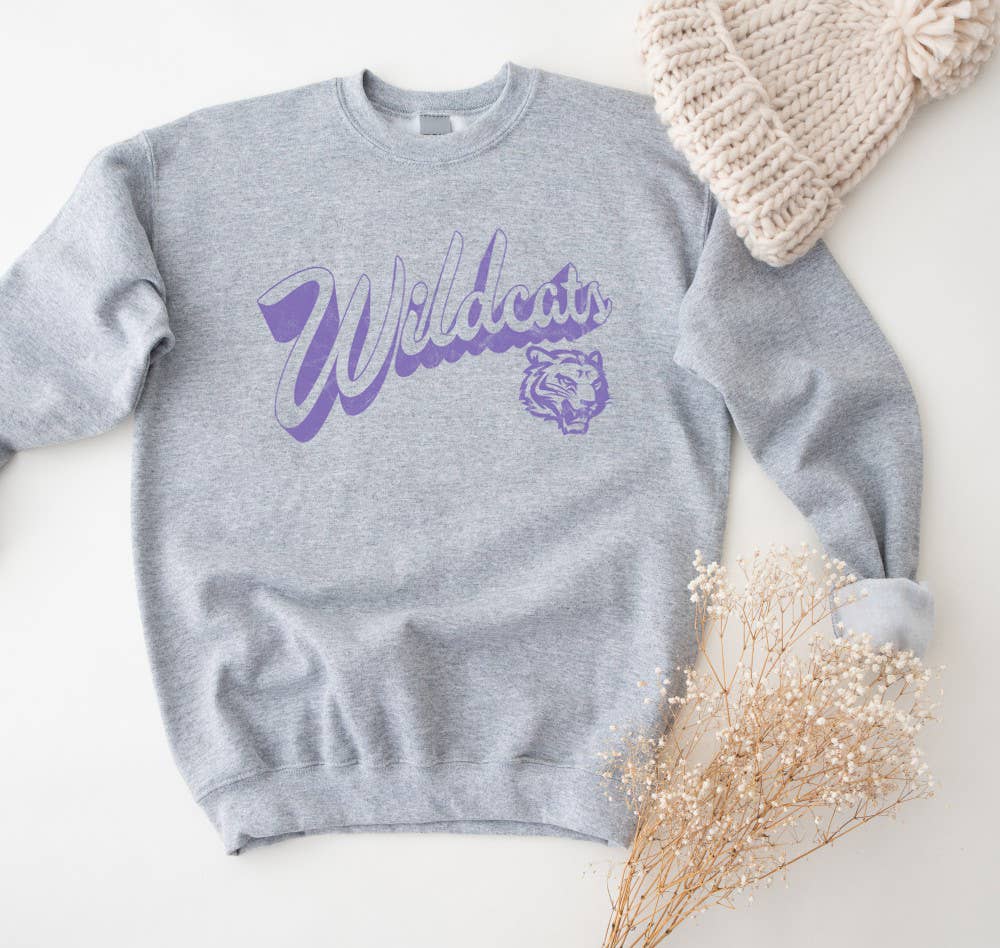 Shamaim – Großhandel Sweatshirt mit Grafikdruck – Damen – WILDCATS Damen Fleecepullover3