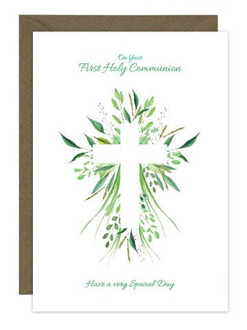 Botanic Cross - Communion, Confirmation, Christening for wholesale by Duck Blue®
