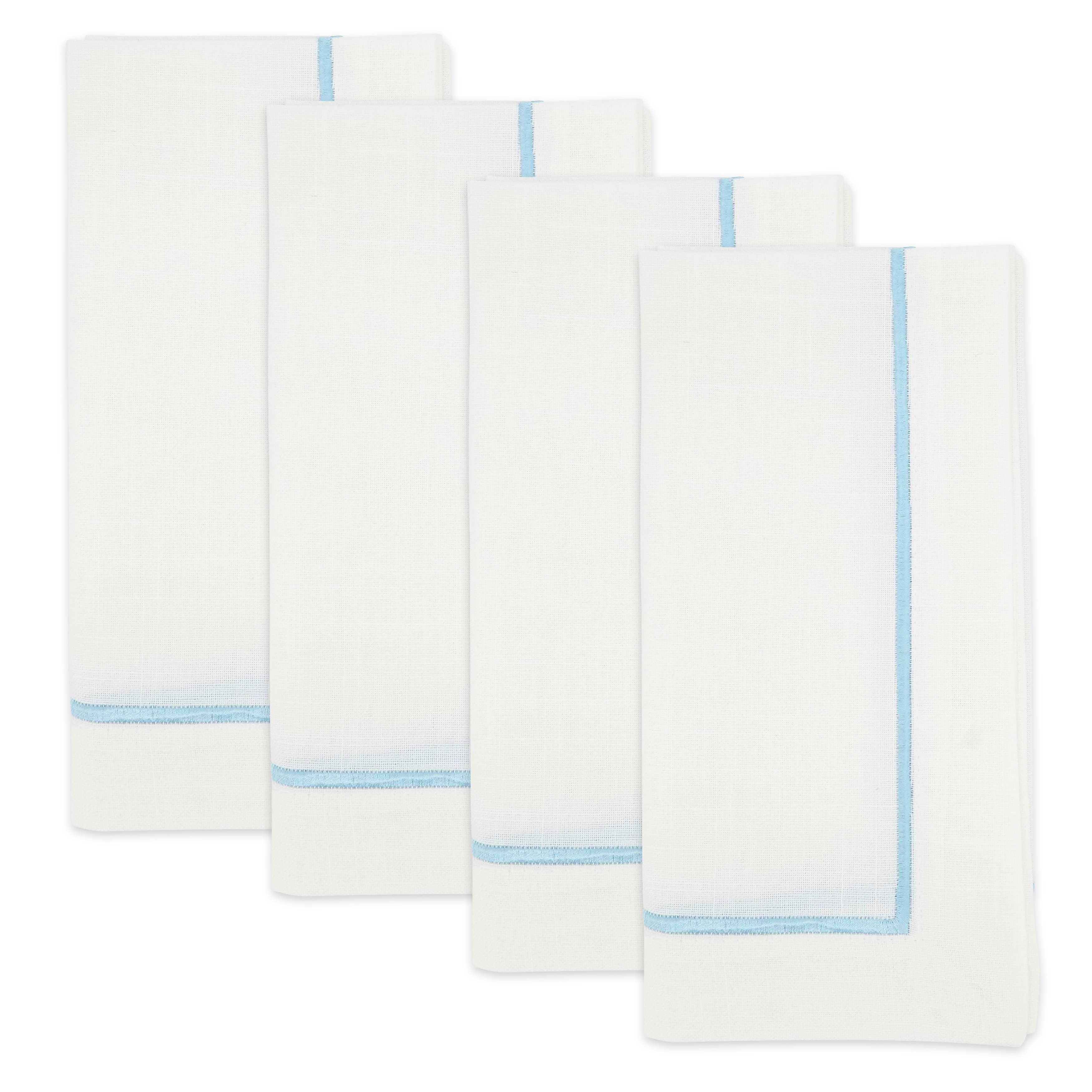 Saro Lifestyle - Wholesale Dinner & Cloth Napkin - Embroidered Line Design Napkin12