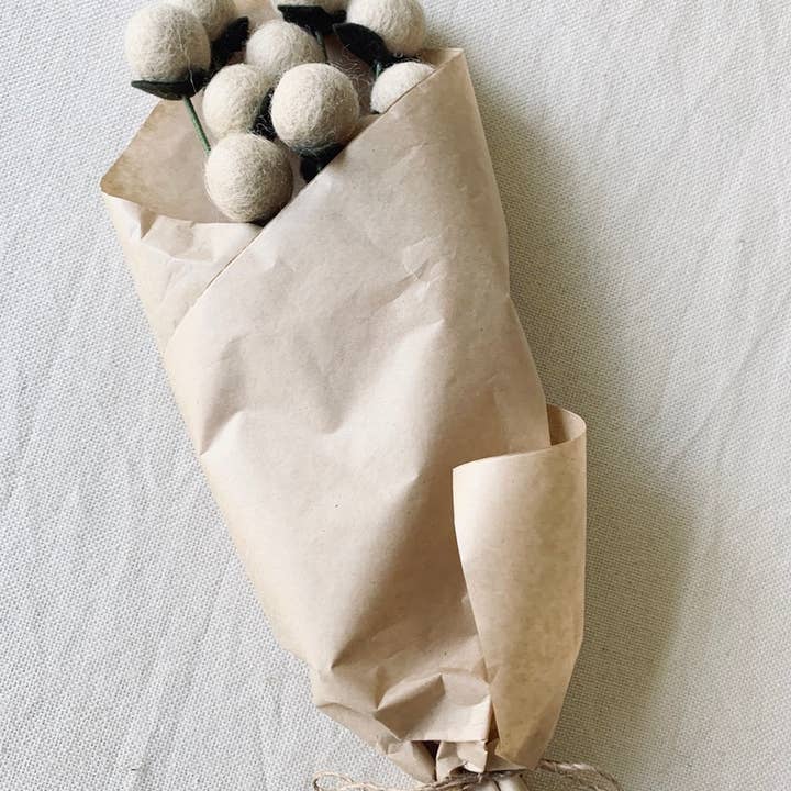 Fleurish Felt Flower Co. - Wholesale Artificial flowers - Felt Linen Seed Stem2