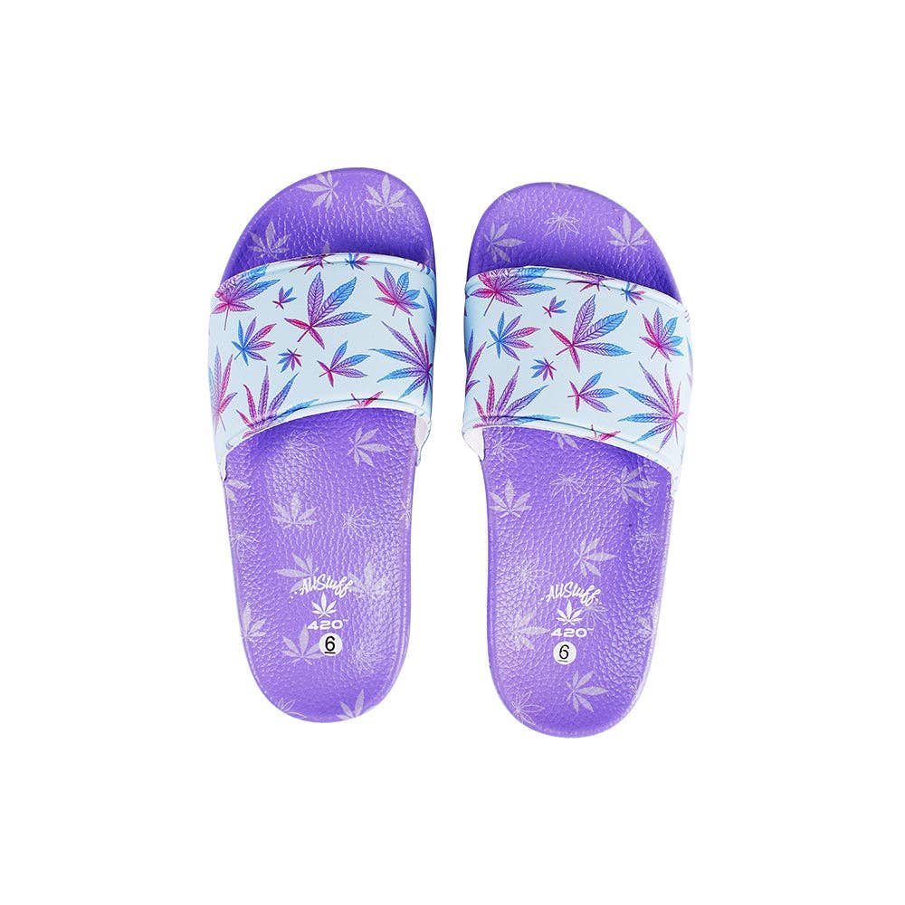 Novelty Brands - Wholesale Slides - Women's - Himpy Slides - Womens Purple Tangie Sandal - 1 Pair Per Pack1