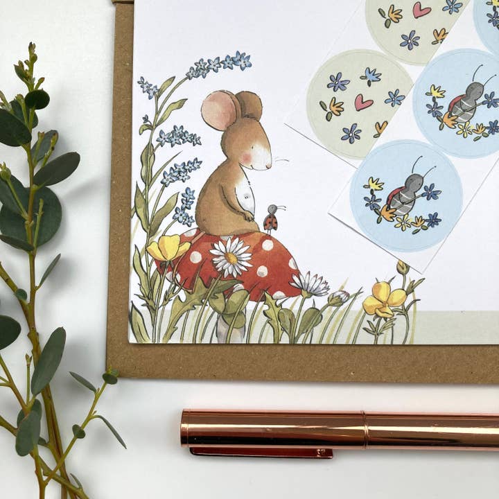 Set d’écriture - Amis pour la vente par Ink and Snail Limited