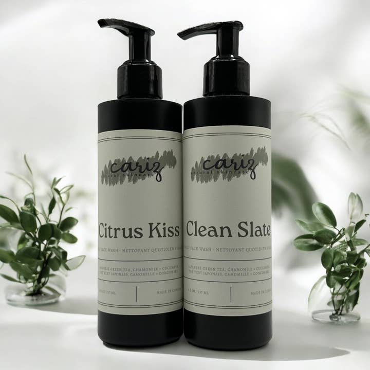 Nettoyant Naturel & Démaquillant au Thé Vert pour la vente par Cariz Natural Skincare