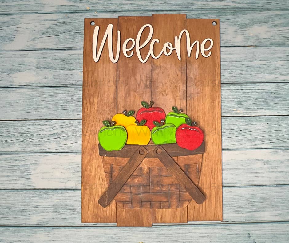 Creations With A Cause - Vendita all'ingrosso Kit per lavoretti fai da te - Inserto Intercambiabile per Mele - Cesto di Fiori/Mele