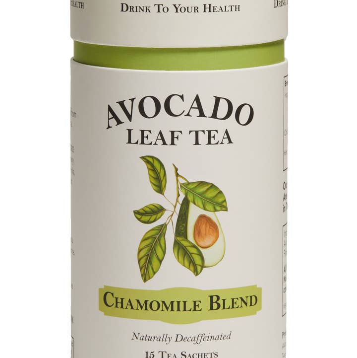 Avocado Tea Co. - Wholesale Health/Detox Tea - Avocado Leaf Chamomile Blend - Case of 6 Canisters0