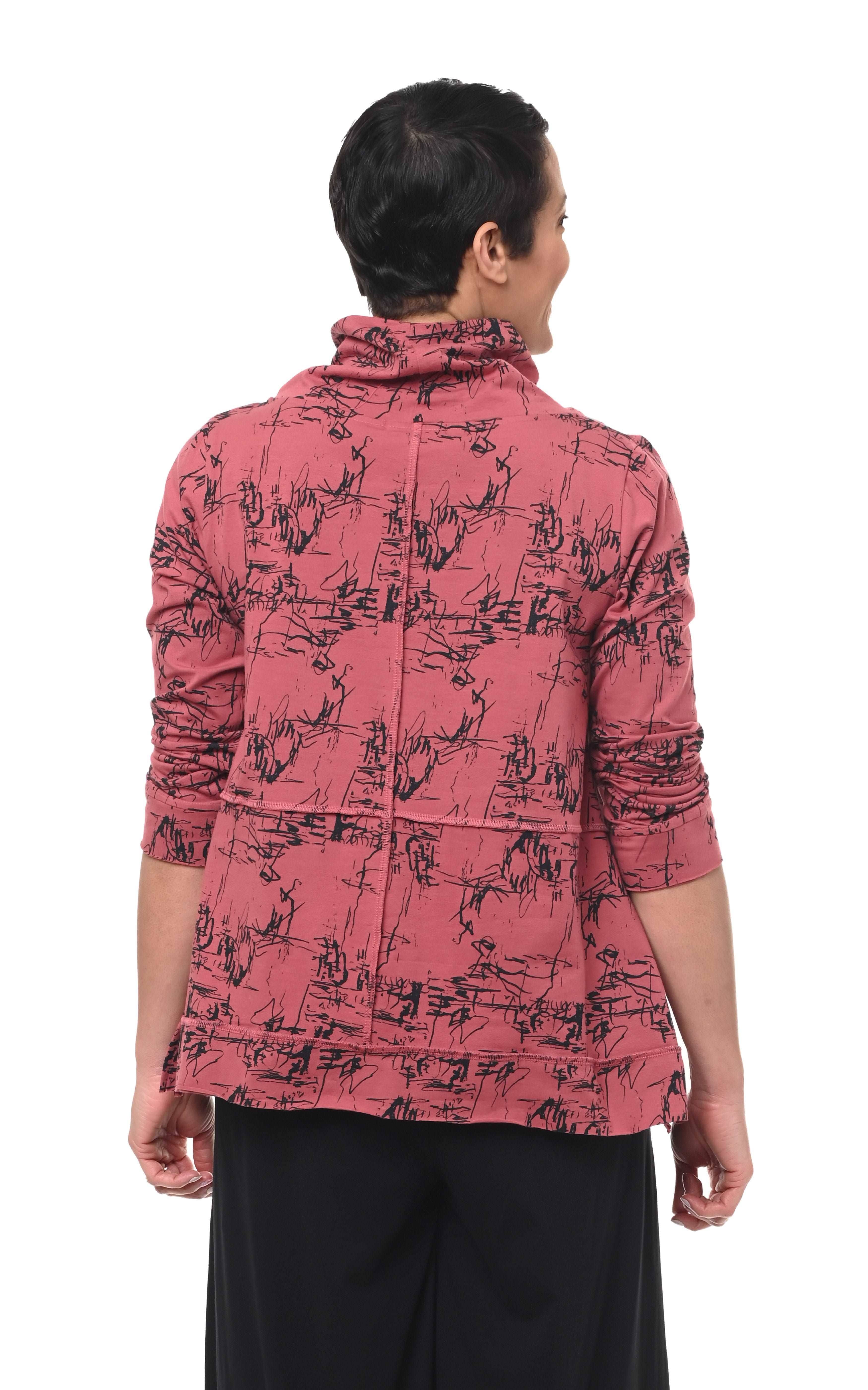 Tulip Clothing - Wholesale Tunic - Women's - L118 Mazie in Marsala Etching*3