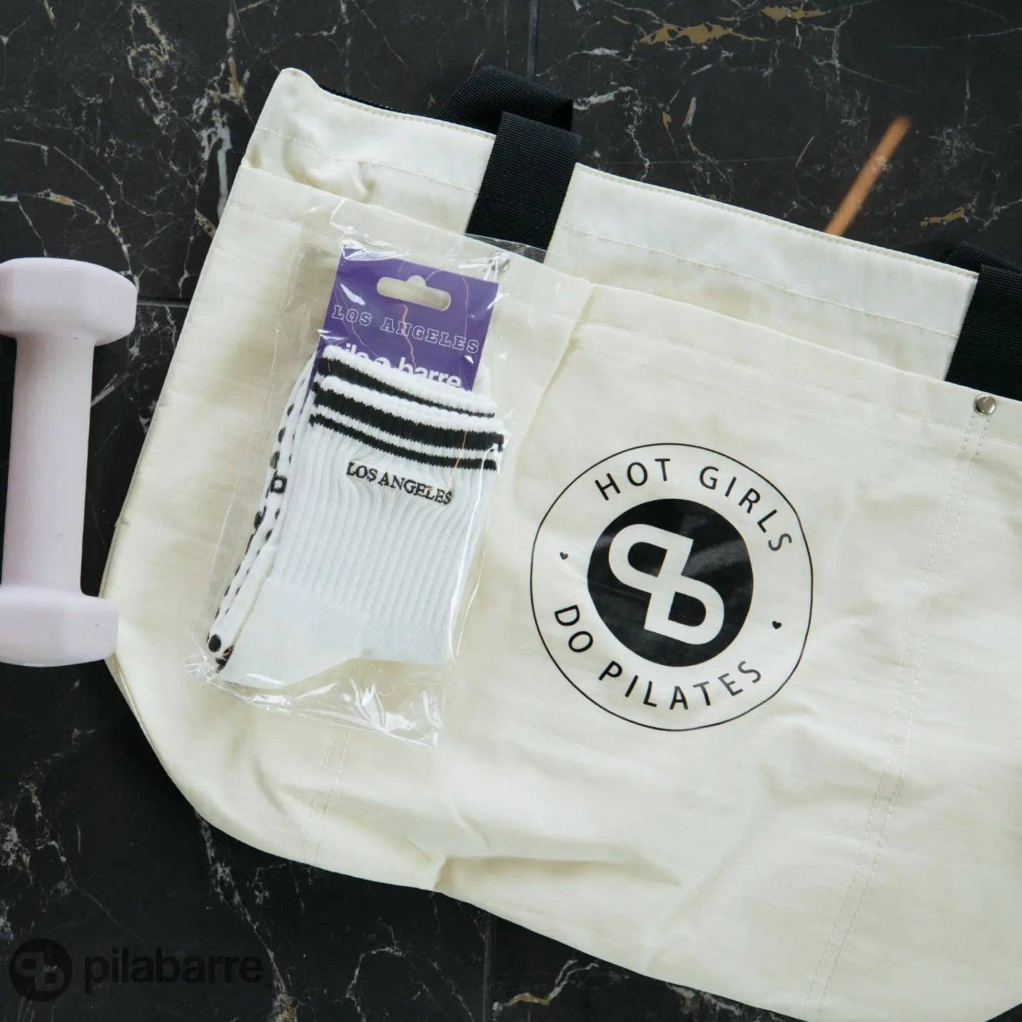 Pilabarre – wholesale Bärkasse - Dam – Het Tjejer Gör Pilates Tygväska1