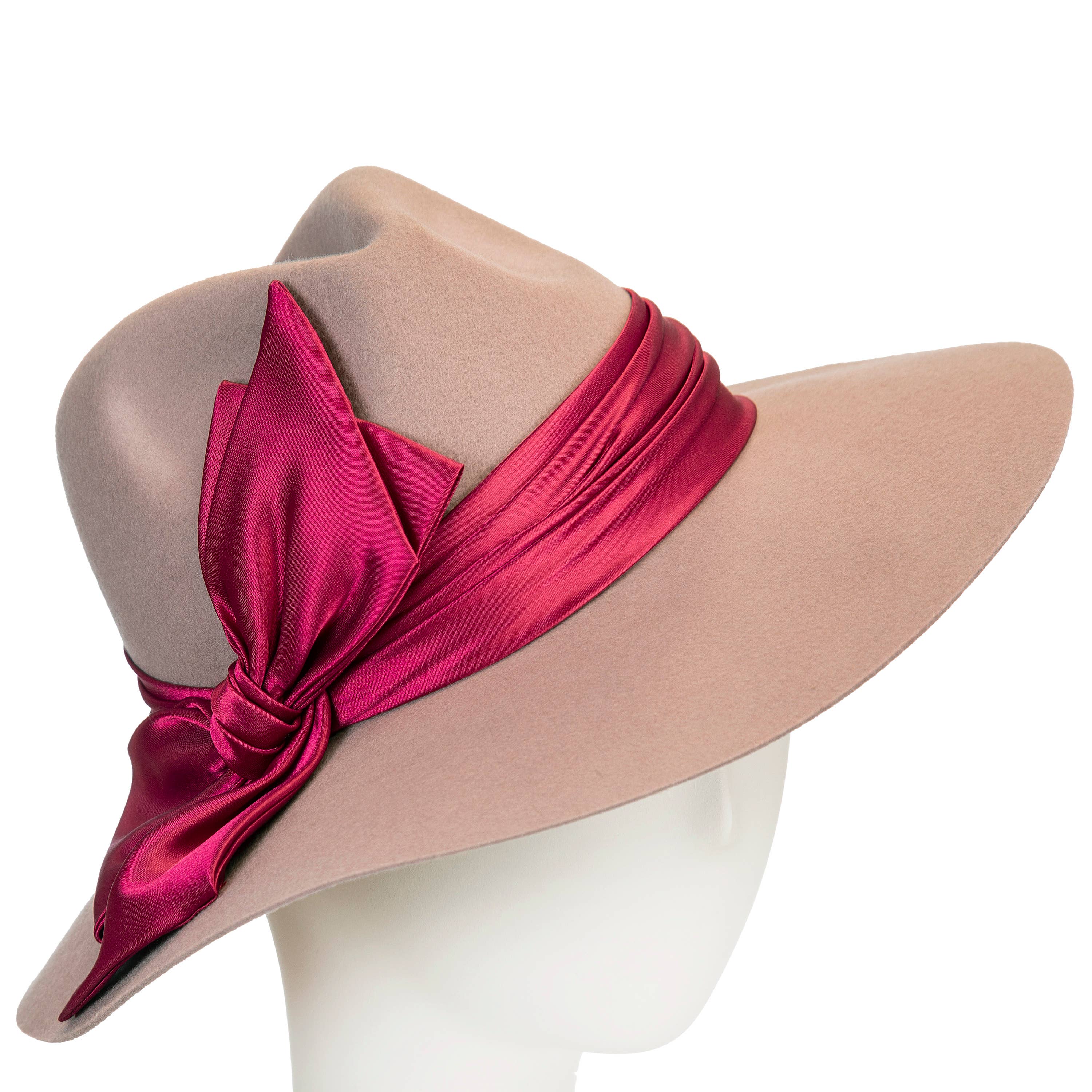 Giovannio – Engroshandel Bucket hat - Dame – Raquel Superior Uldfilt Kvinders Fedora0