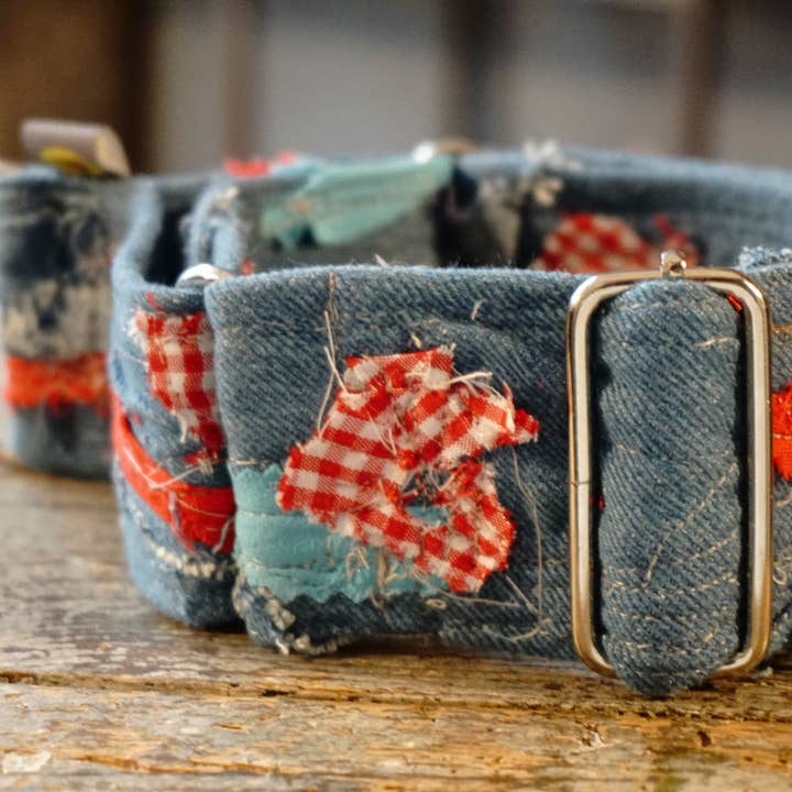 hundsfutter - Wholesale Pet Collar - Dog - “Easy” anti-escape dog collar - mixed media jeans1