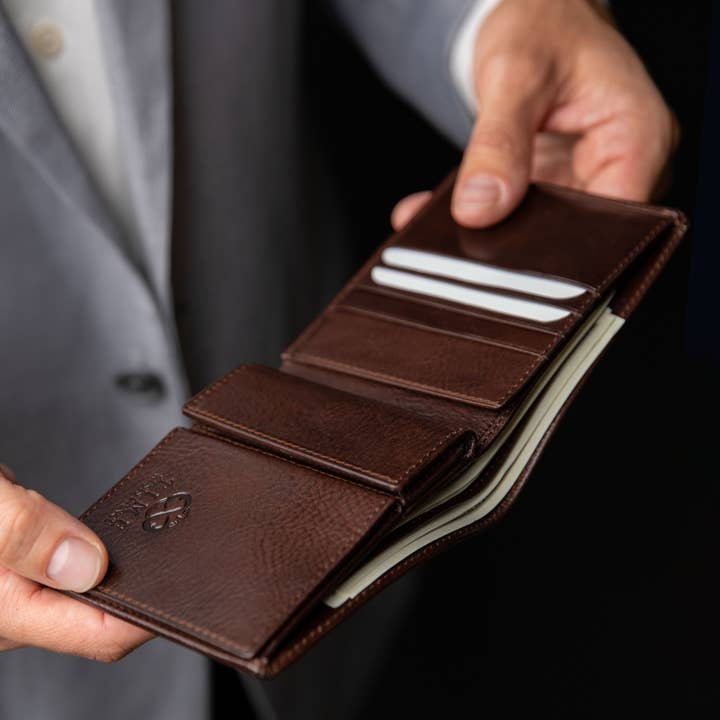 Time Resistance - Wholesale Wallet - Men's - Leather Bifold Wallet - Daniel