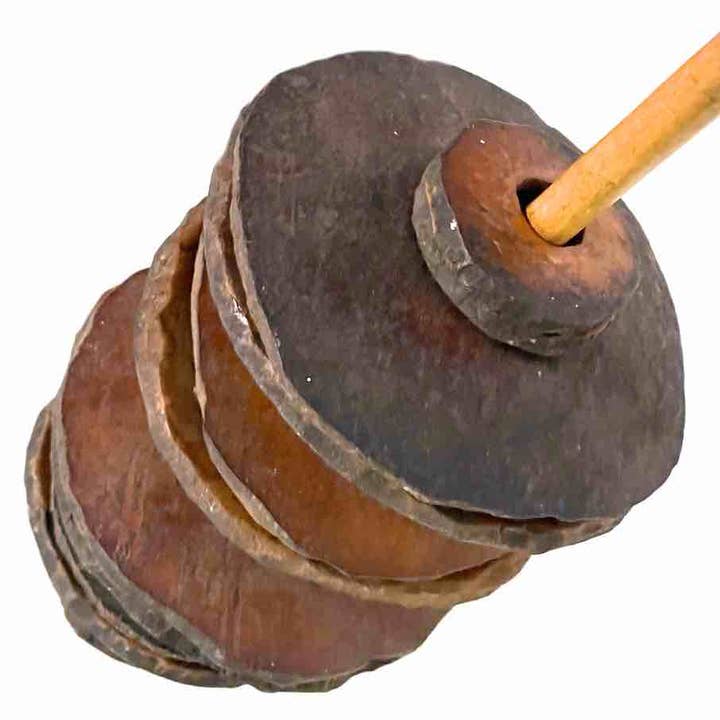 The Niger Bend - Wholesale Musical Instrument - Vintage Traditional Wasamba Gourd Disk Rattle Musical Instrument2