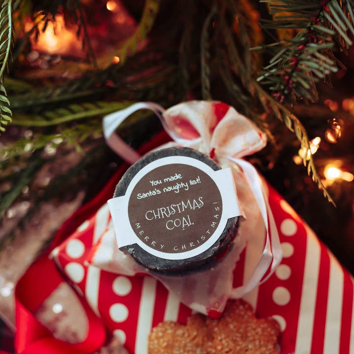 Joyful Sounds Farm - Wholesale Bar Soap - Christmas Coal, Lump of Coal, Bag of Coal, Charcoal Soap4