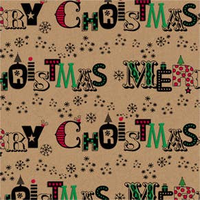 The Unique Paper Company – wholesale Flat wrap – Jolly Festive Christmas FSC™ recycled Wrapping Paper1