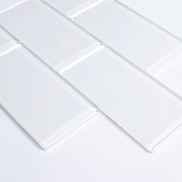 WS Tiles - Vente Carrelages muraux - Carreau de mosaïque en verre de 3" x 6", dosseret pour cuisine et salle de bain - 5 pieds carrés par carton89