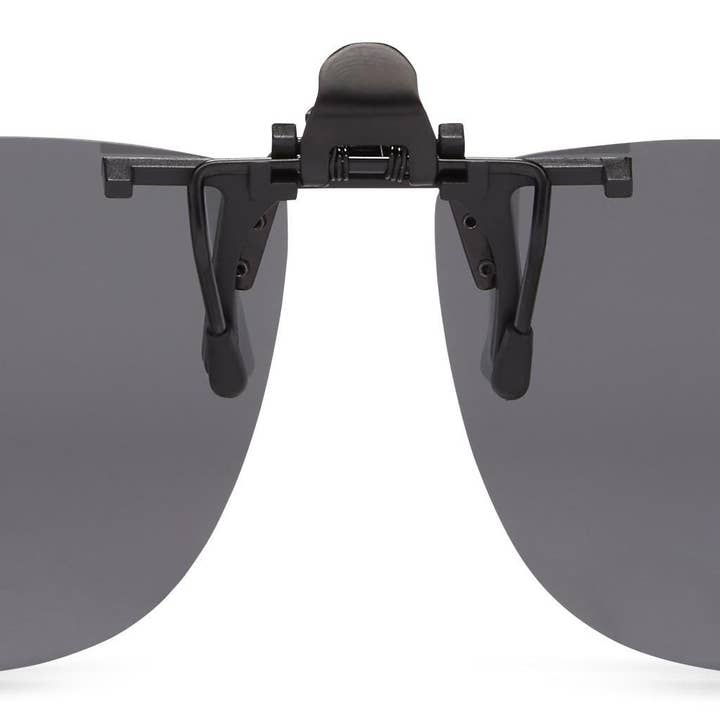 Clip-&-Flip Square Unisex Sunglasses for wholesale by Studio by icu eyewear