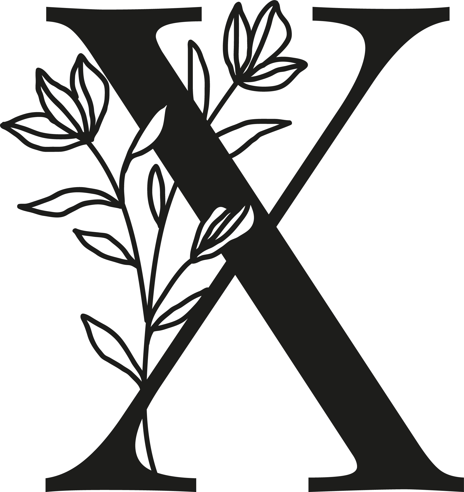 Keystone Steel Co. - Wholesale Wall Accent - Botanical Letter Wall Decor34