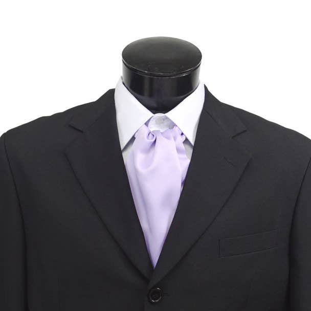 Selini New York - Wholesale Necktie – Men’s - Solid Satin Poly Ascot19