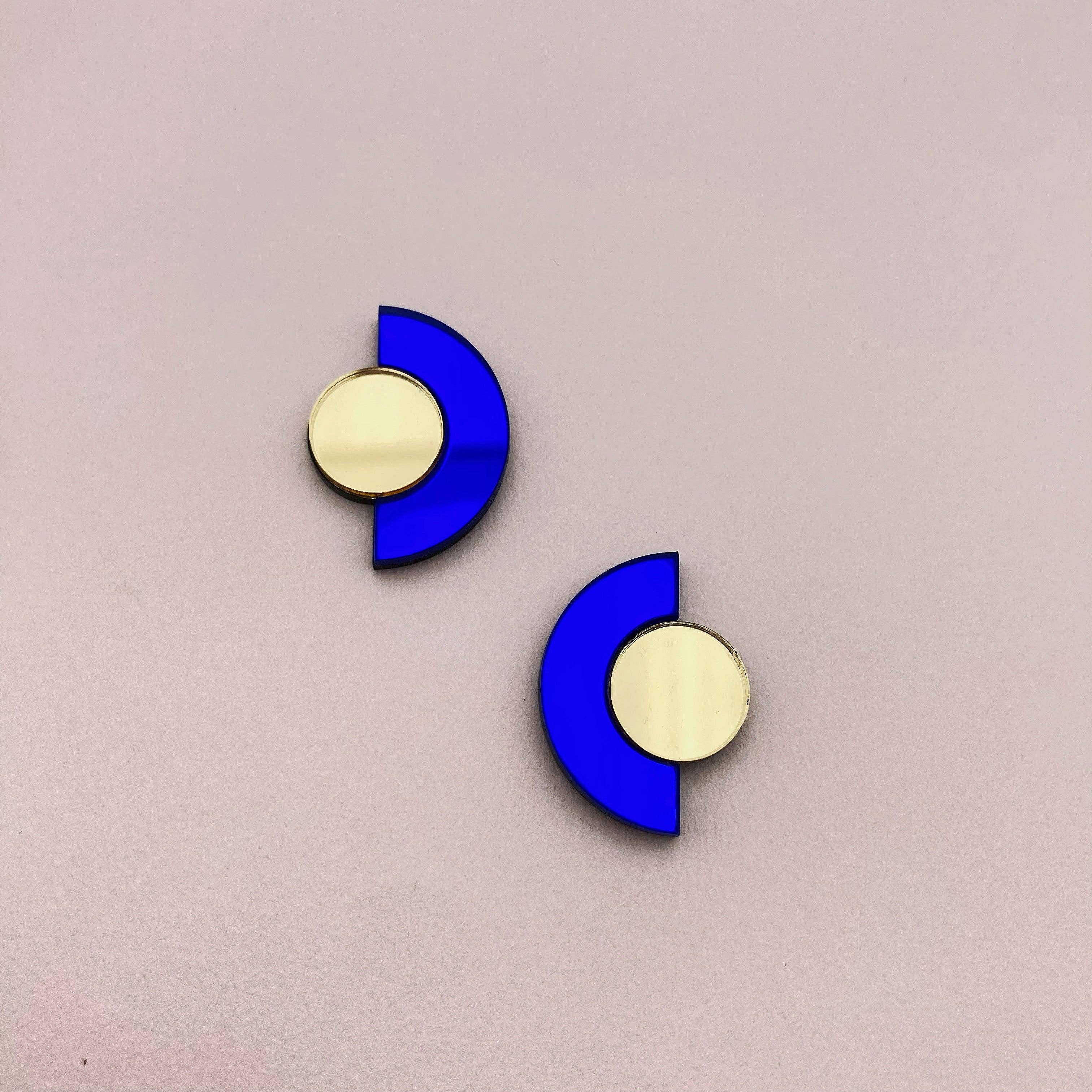 Studio Annette – wholesale Stud/post earrings – Mirror stud earrings - Roseline7