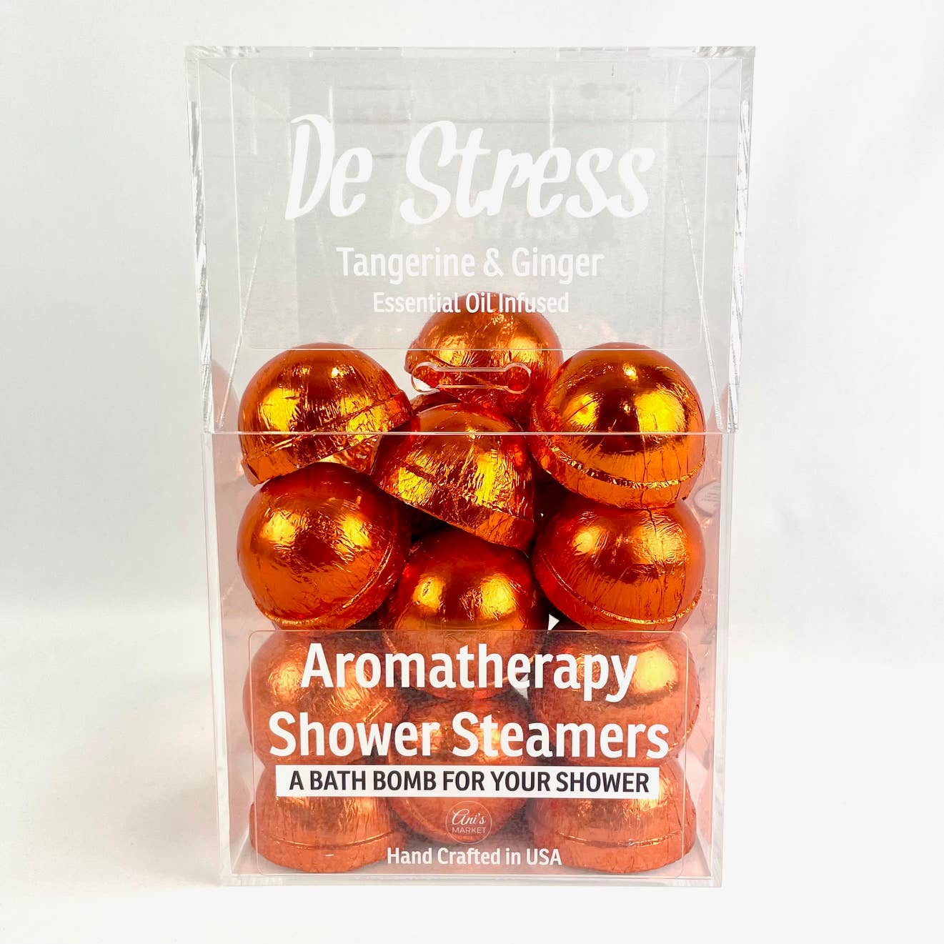 Ani’s Market LLC - Wholesale Shower Steamer/Bomb - Large Box Display - Shower Steamers - DE-STRESS2