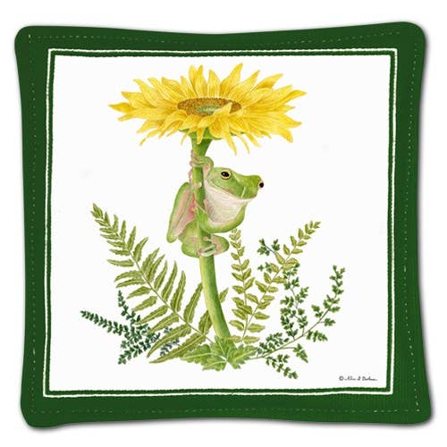 Single Spiced Mug Mat S11-510 Frog for wholesale by Alice's Cottage
