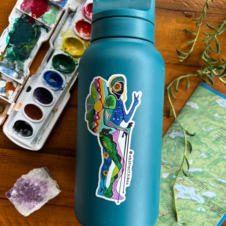 Abstract Hikes - Wholesale Sticker - Hiking Sticker: "Chica"7