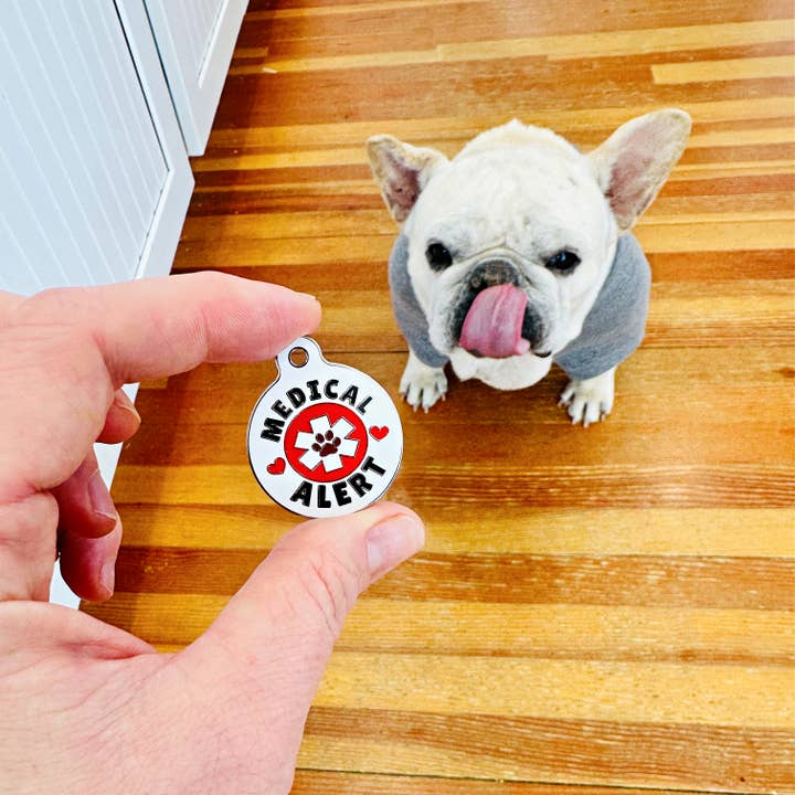 Bad Tags - Wholesale Pet identification tag – Dog - Medical Alert Personalized Dog Collar Pet ID Tag w/ QR Code