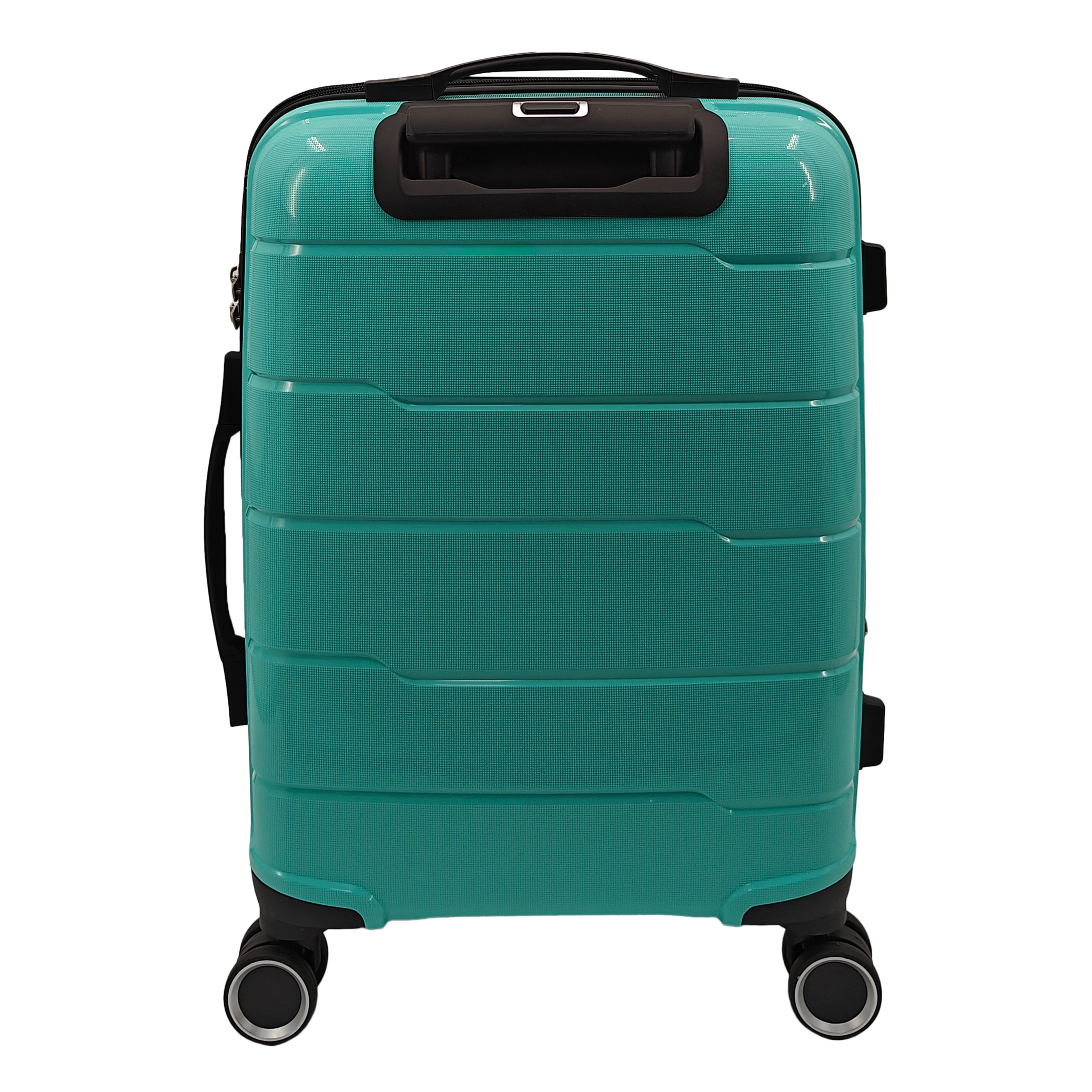 Super Bazaar – wholesale Luggage – 'Expandable' Hand luggage suitcase 55cm 4 double wheels trolley3