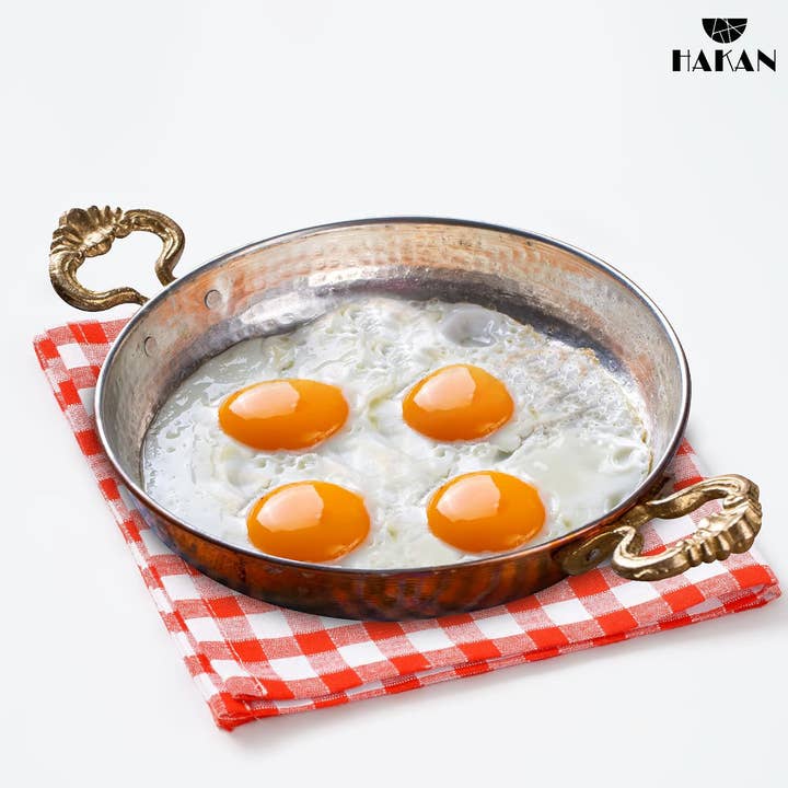 Hakan - Wholesale Pan - Hakan Copper Egg Pan for Cooking, Handmade Small Frying Pan18