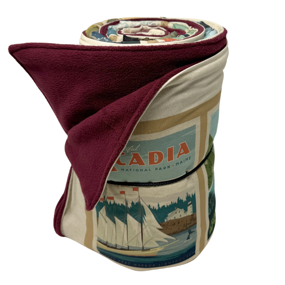 AdventureUs - Wholesale Throw Blanket - National Parks Fleece Lined Blanket - USA Made0