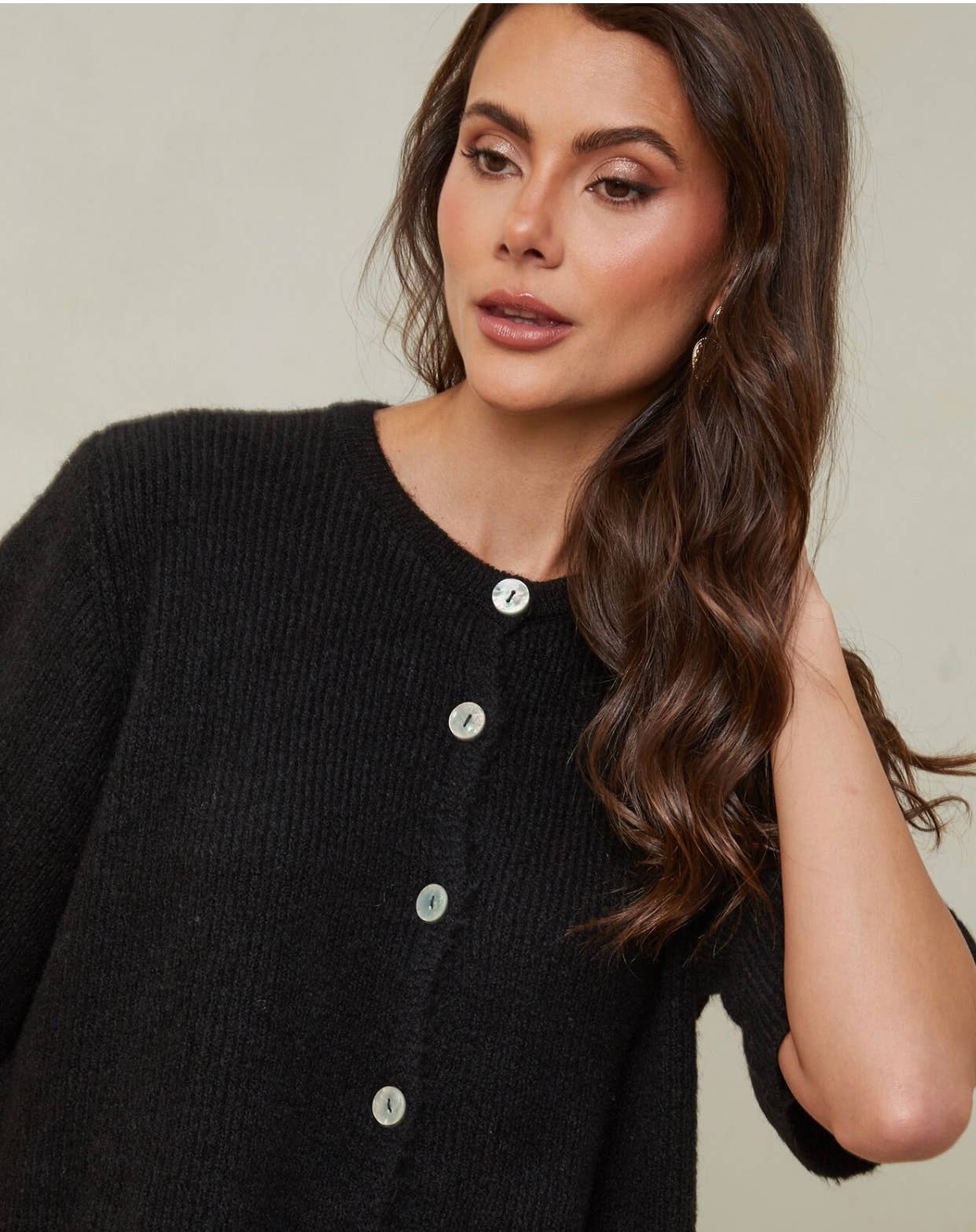 LÉA & LUC – Großhandel Strickjacke – Damen – Damen-Cardiganweste REF. 50755 aus weichem Strick30