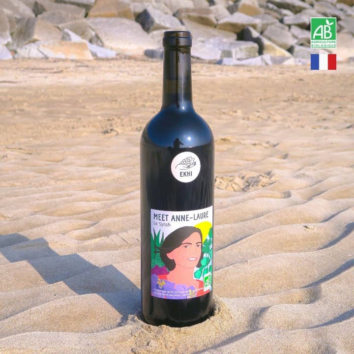 RÖTT VIN | Den ekologiska Syrah 2023 "Meet Anne-Laure" för wholesale av Ekhi