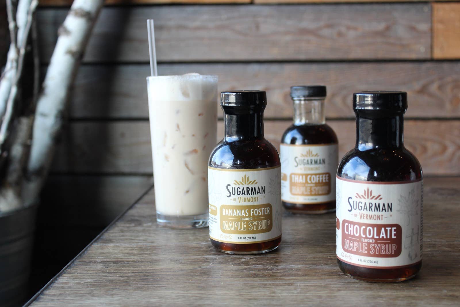 Sugarman of Vermont - Wholesale Maple Syrup - Chocolate Flavored Maple Syrup, 8 fl. oz. (12/case)2