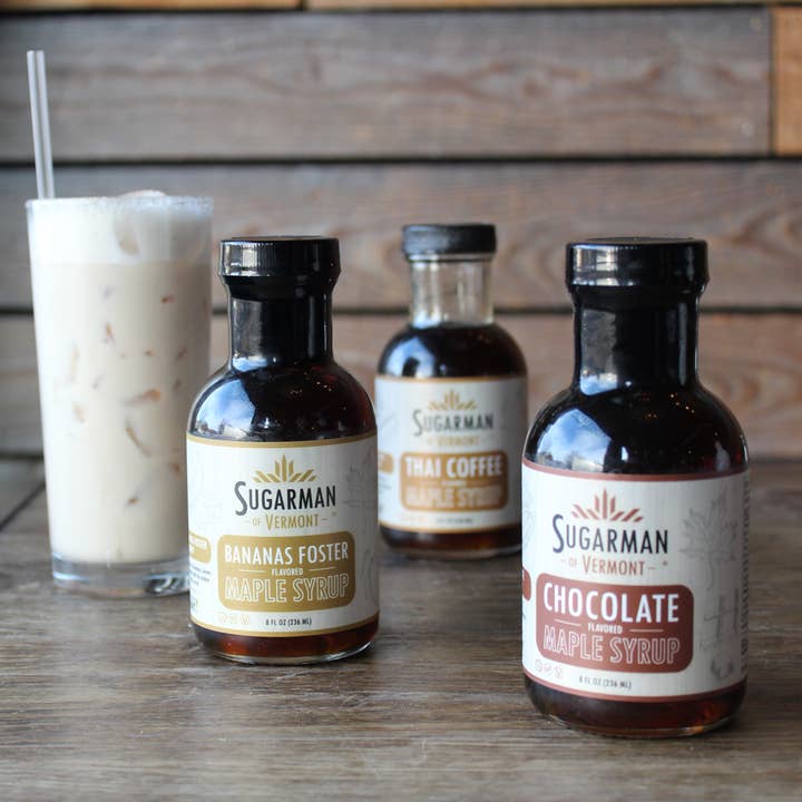 Sugarman of Vermont - Wholesale Maple Syrup - Chocolate Flavored Maple Syrup, 8 fl. oz. (12/case)2