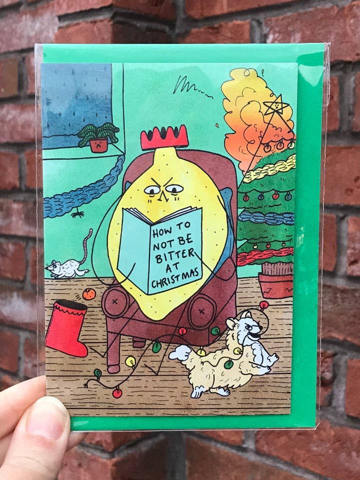 Cómo no ser un limón amargado en Navidad Tarjeta A6 Lemotional para venta al por mayor de 2B Or Not 2B