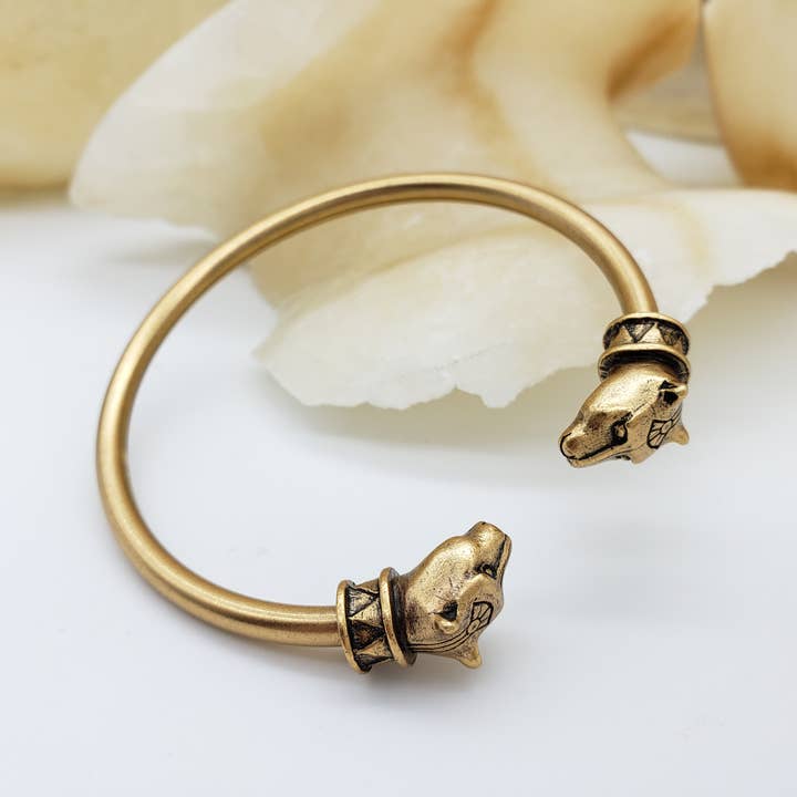 Discoveries, Inc. - Wholesale Cuff Bracelet - Egyptian Cat Cuff Bracelet - Bastet Goddess5