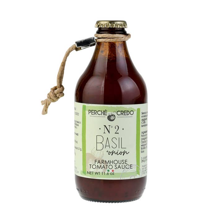 Sauce tomate au basilic pour la vente par Zia Pia