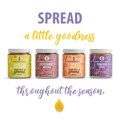 Bumbleberry Farms - Wholesale Honey - SEASONAL Caramel Pear Cardamom Honey Cream Spread3
