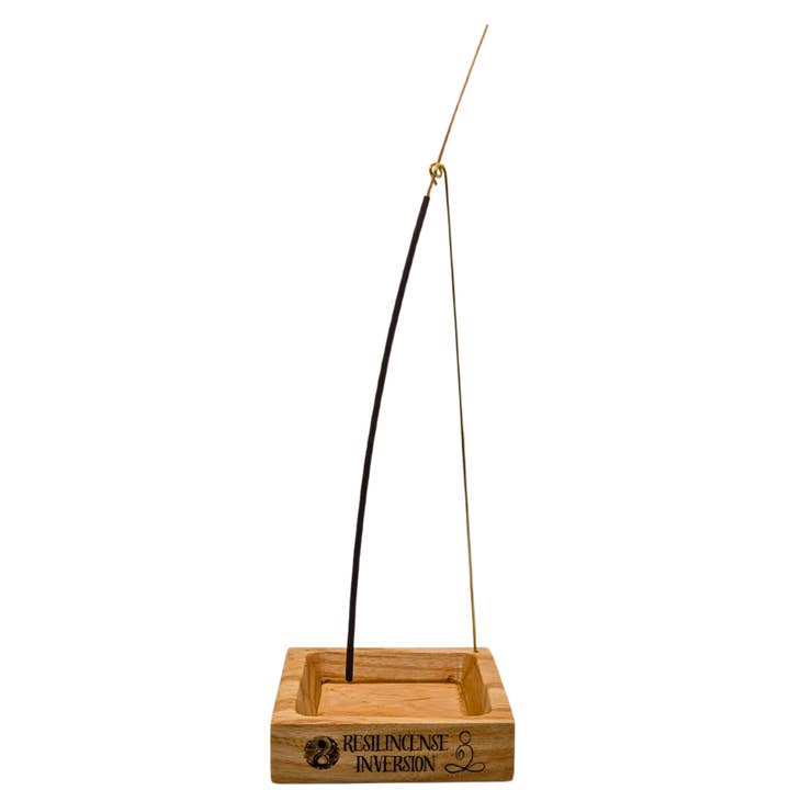 ResilScents WholeSale - Wholesale Incense holder - Inversion Ash Catcher – Crafted Wood & Brass Incense Stand15