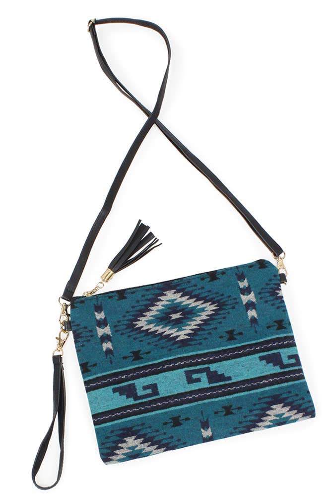 Hana - Wholesale Crossbody Bag - Women's - Western Print Crossbody Clutch Bag0