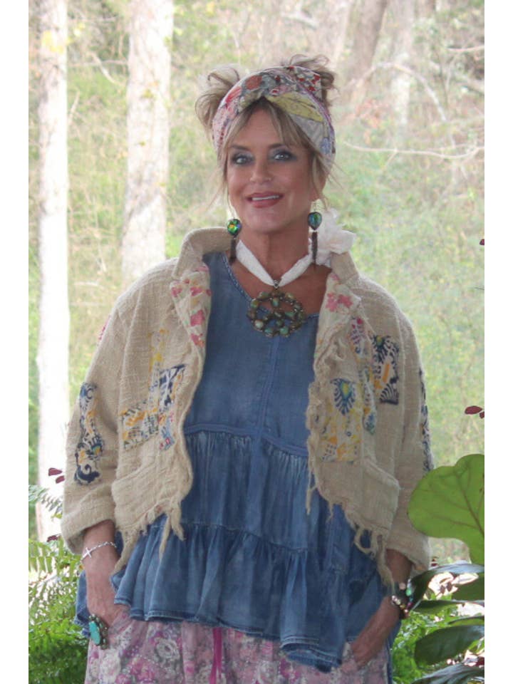 Floral Dust Jacket for wholesale by Jaded Gypsy