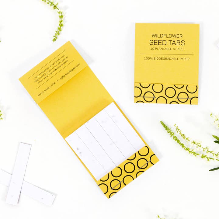 Studio 82° - Wholesale Plant Seeds - Wildflower Seed Tab Booklet - Mustard Yellow0
