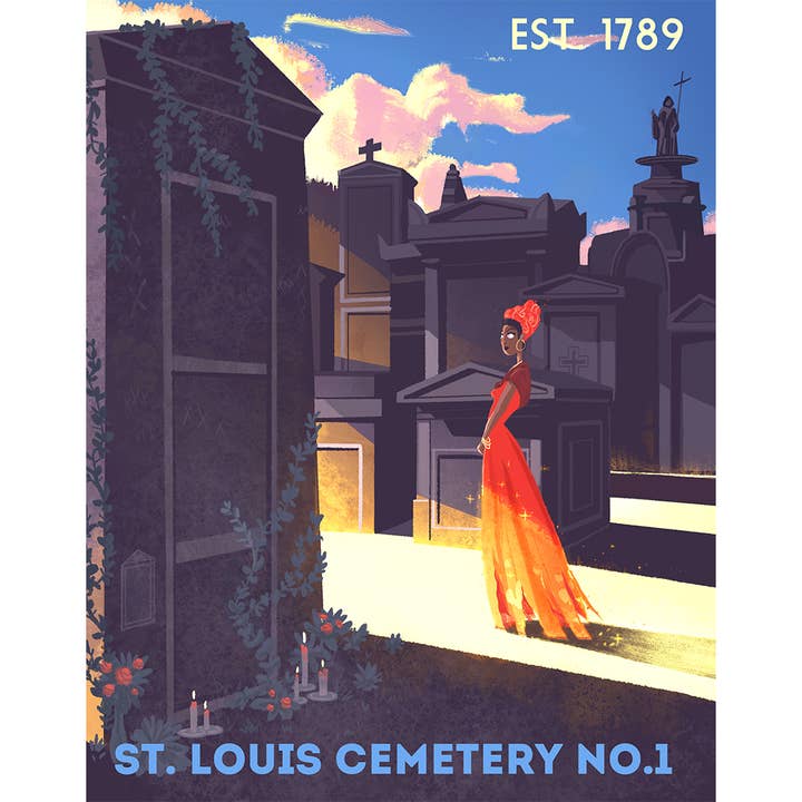 Cimetière Saint-Louis n°1 pour la vente par Nola City Portraits