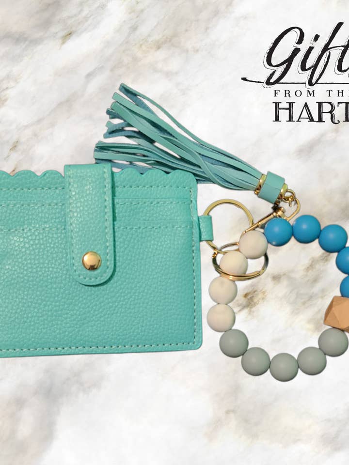 GFTH Wristlet Wallet - Teal for wholesale by Gifts From The Hart, LLC