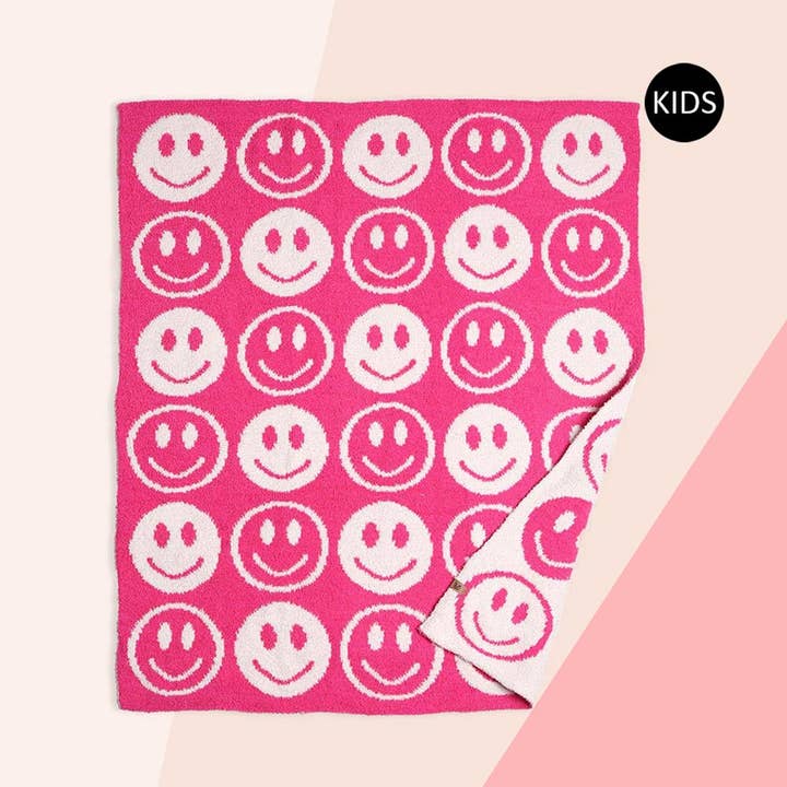 Sensibling Corp. - Wholesale Bedding Blanket - Kids & Baby - Smile Patterned Reversible Kids Throw Blanket15