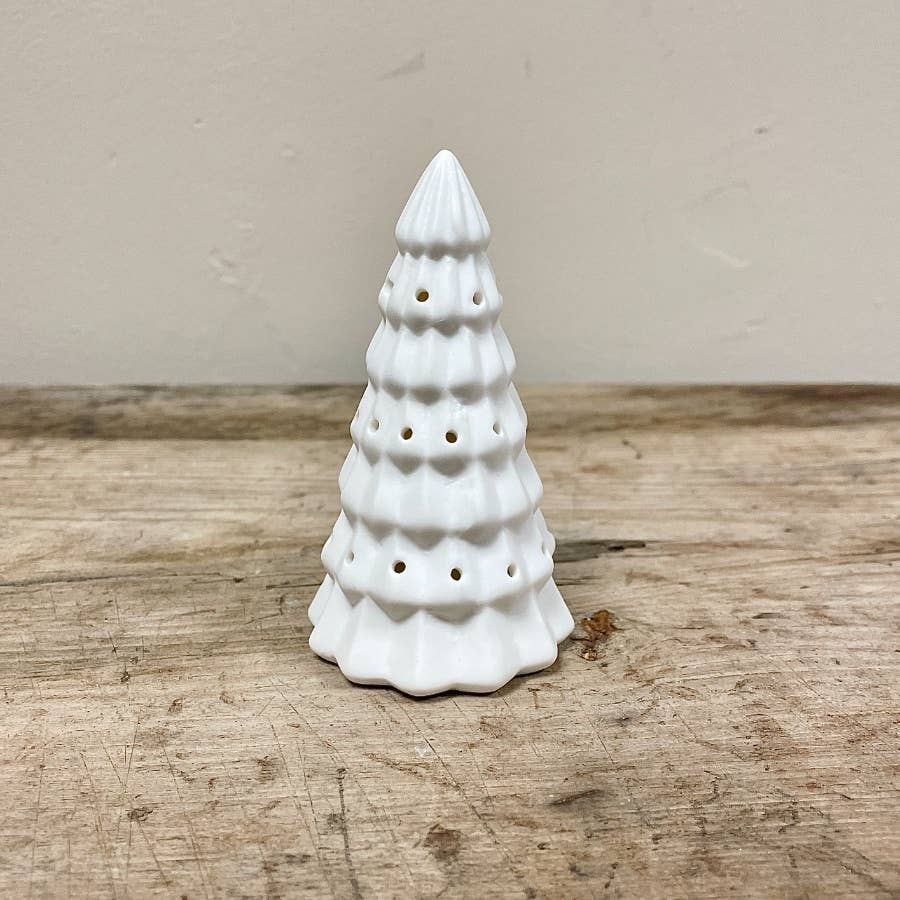 Gainsborough Giftware x Portland Living – wholesale Christmas decoration – Ceramic LED Tree, 11cm1