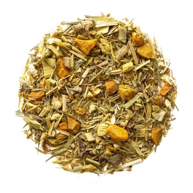 Heavenly Tea Leaves - Wholesale Loose Tea - Organic Turmeric Ginger, Bulk Loose Leaf Herbal Tea, 1 lb.1